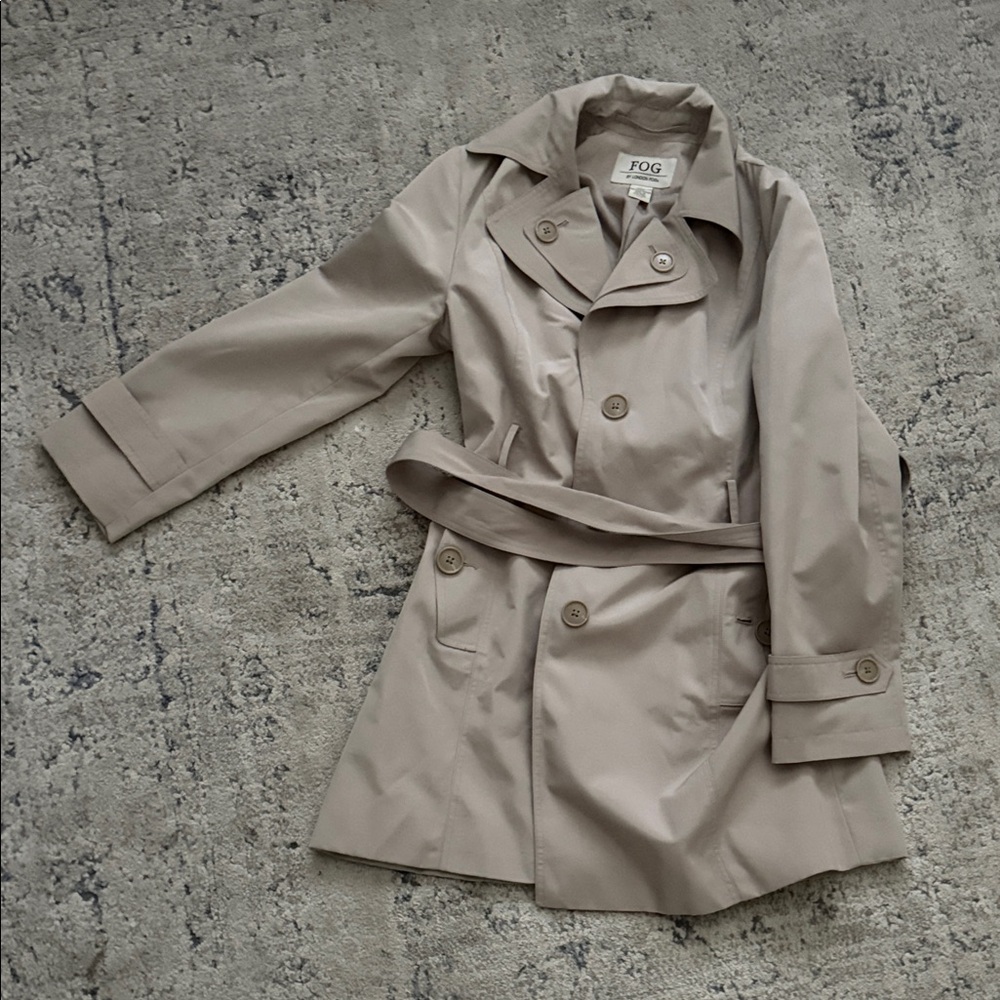 London Fog Classic Beige Trench Coat